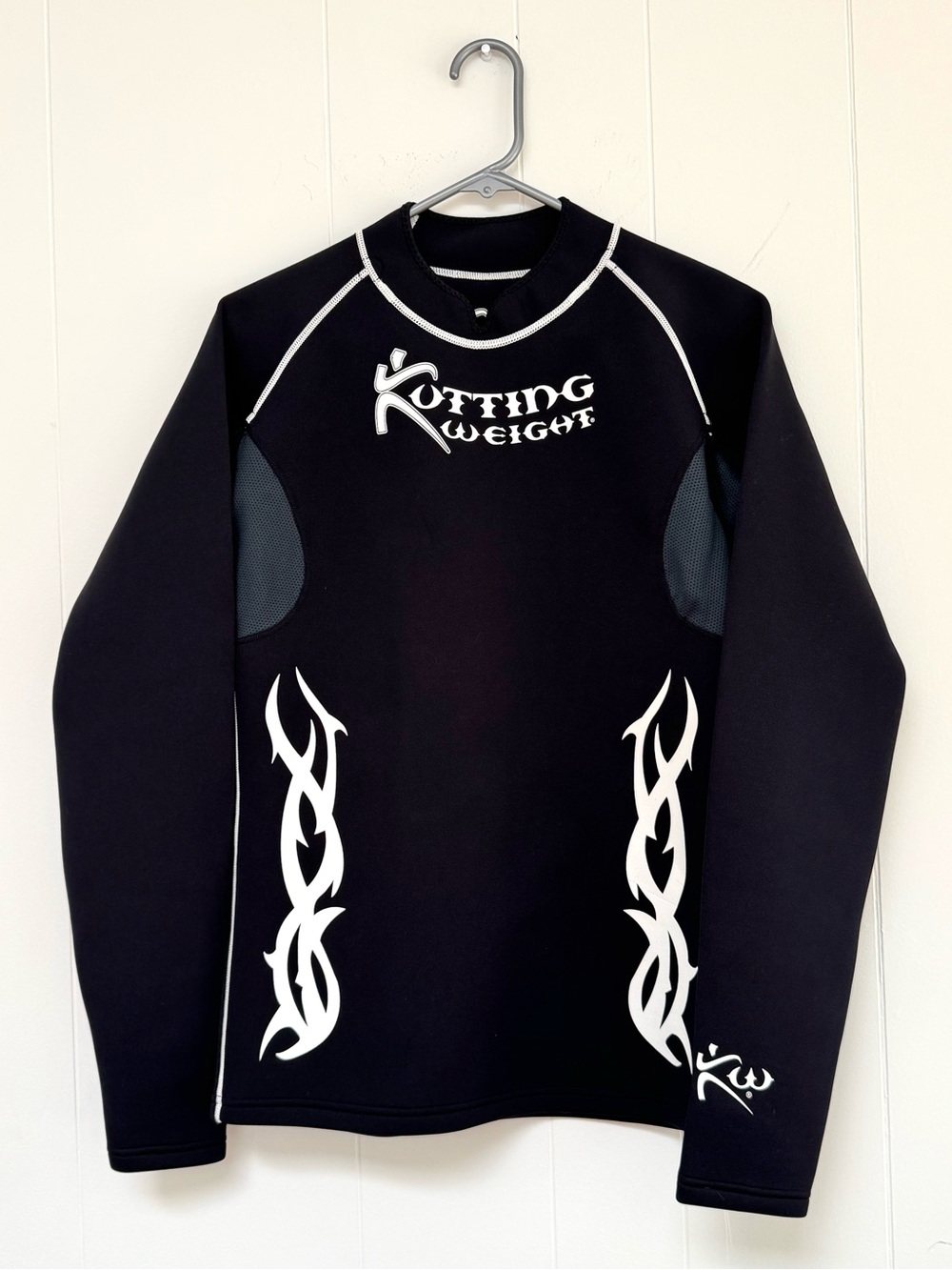 New Kutting Weight Men's Neoprene
Weight Loss Sauna Shirt Long Sleeve Black M